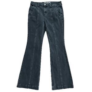 Idyllwind Flare Jeans Womens 14 Rebel Mid Rise Faded Black Western Rodeo Casual